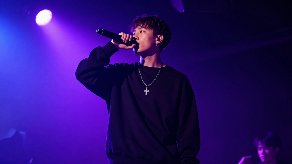Yeat performing on stage
