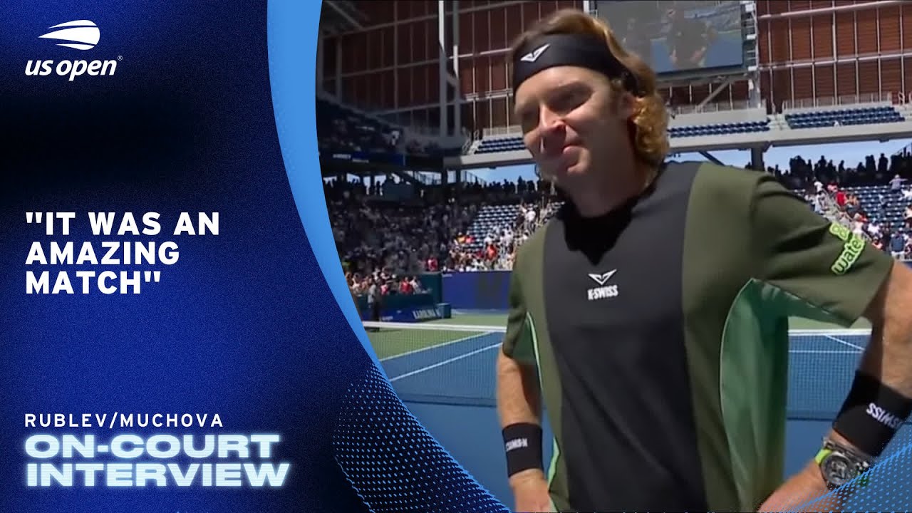 Andrey Rublev tennis match 2025
