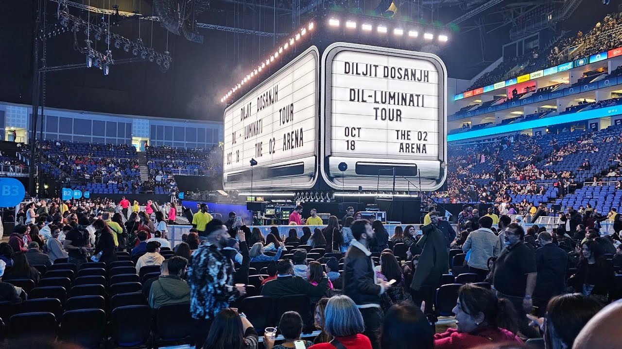Diljit Dosanjh performing live at a concert