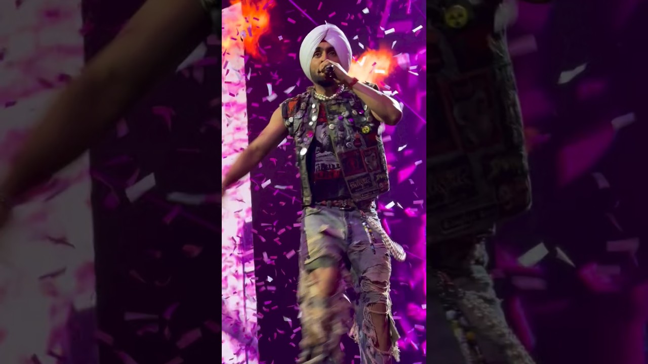 Diljit Dosanjh elaborate stage show