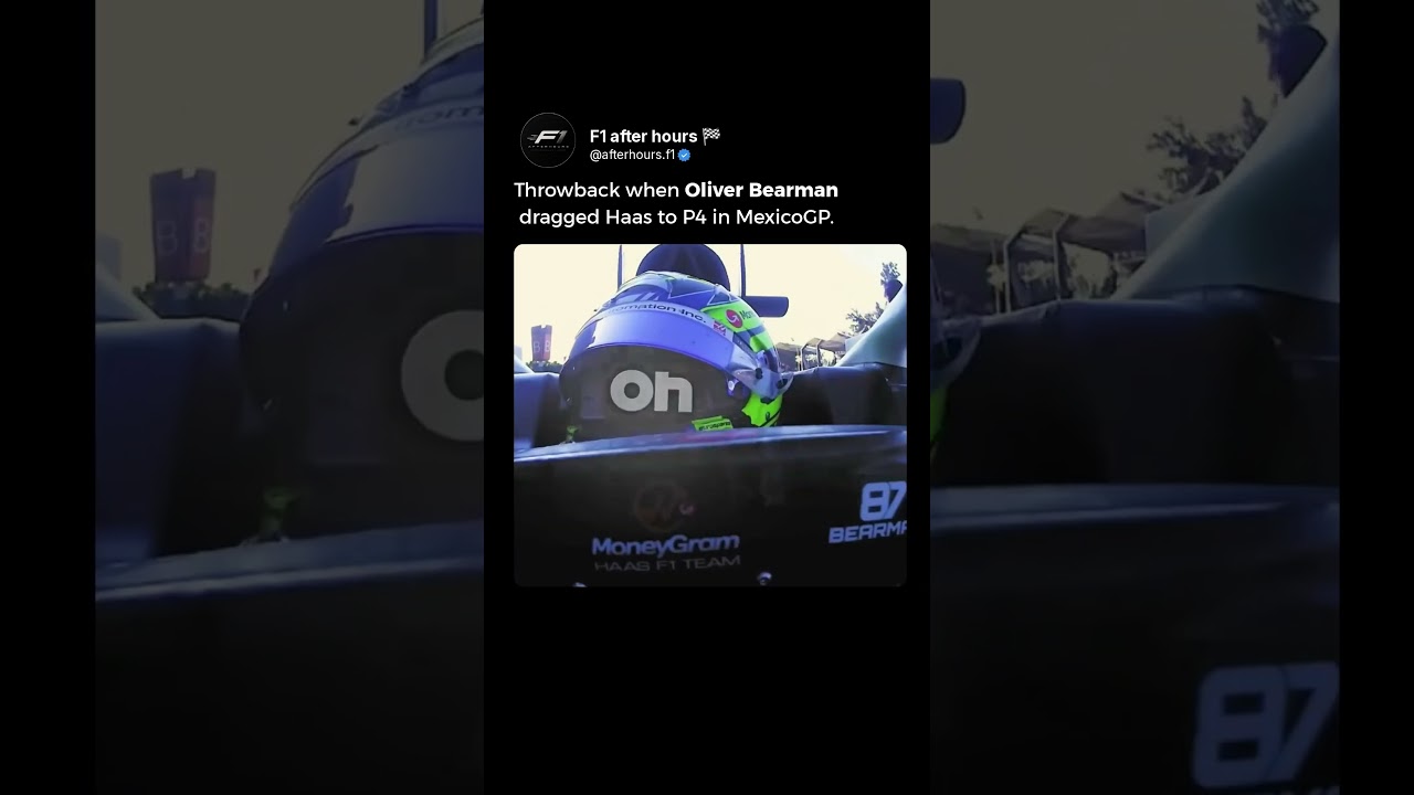 Oliver Bearman F1 debut Jeddah
